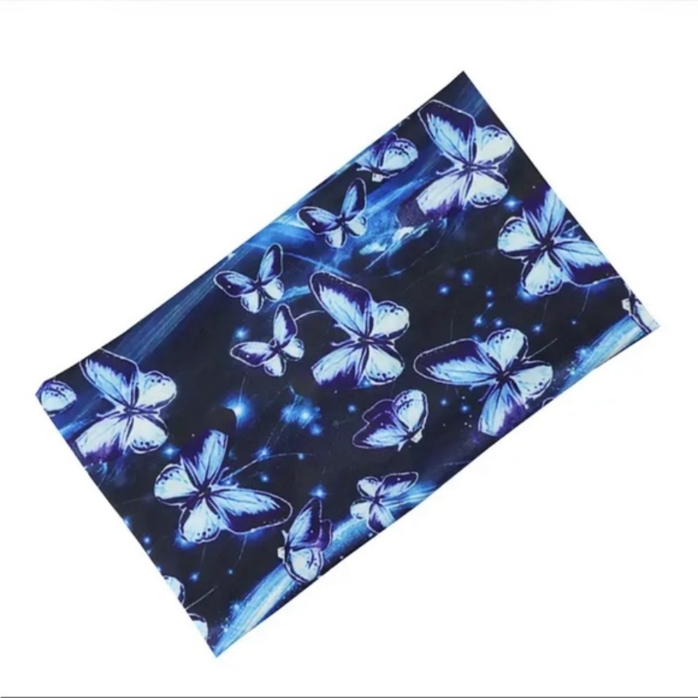 NWT BOHO BUTTERFLY SUNFLOWER AZTEC HEADBAND SWEATBAND ONE SIZE - Picture 6 of 7